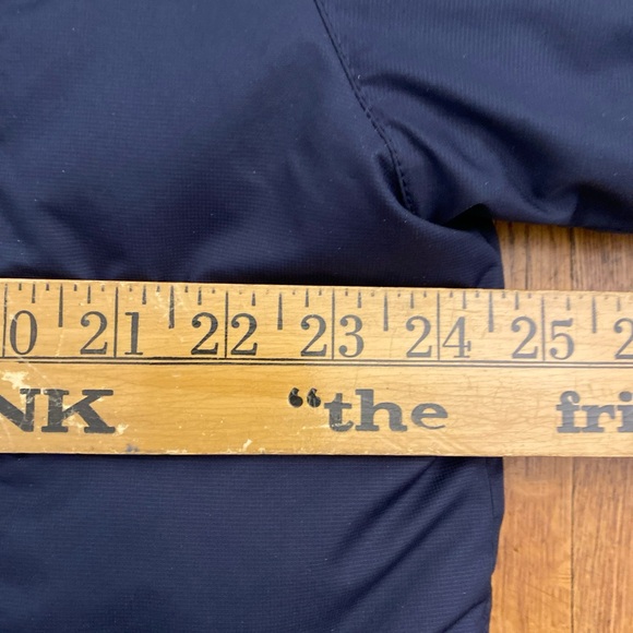 Timberland Weargear Jacket Duck Down Puffer Full Zip Navy Blue Mens Large Flaw - Picture 11 of 16